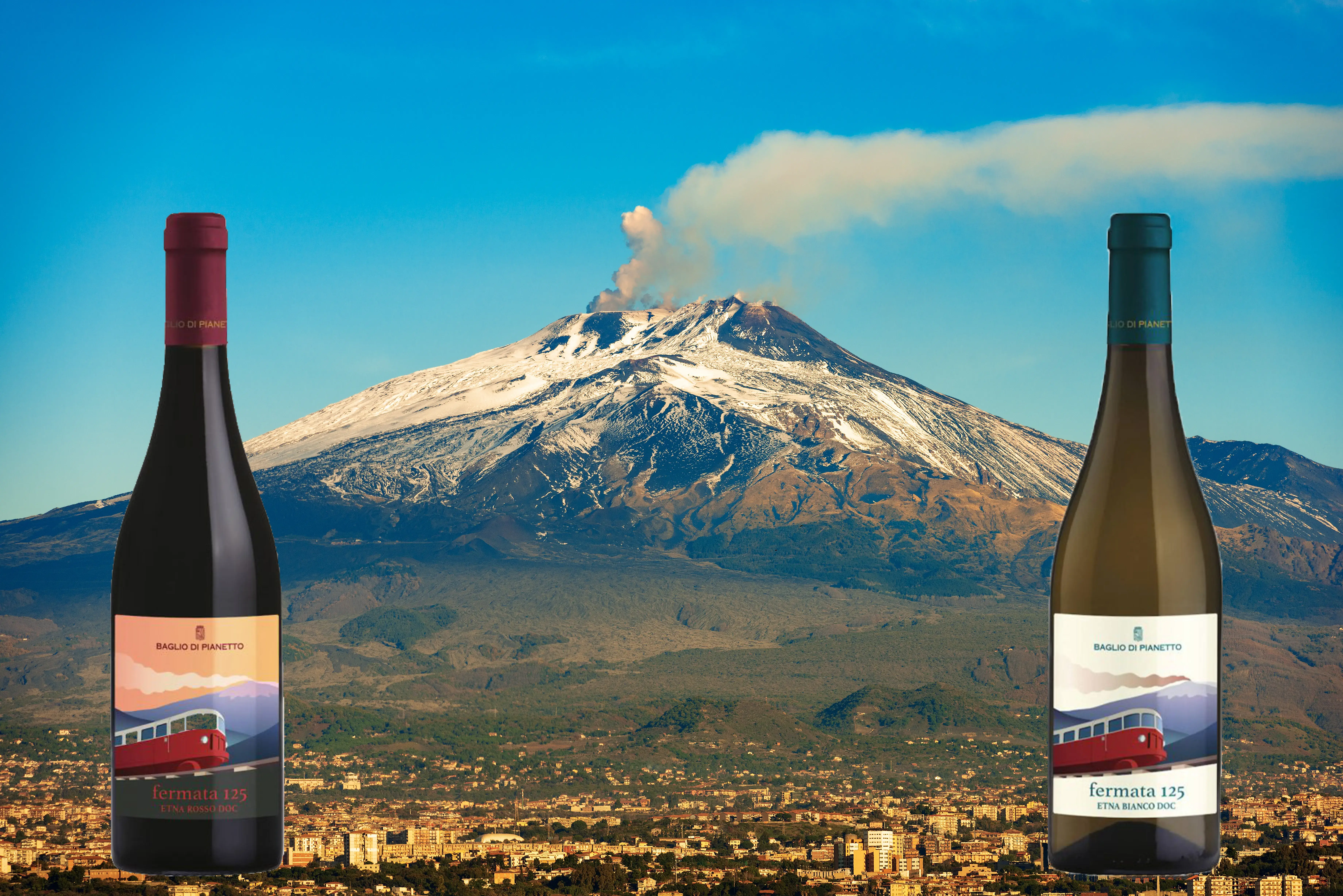 Le due nuove etichette Baglio di Pianetto Baglio di Pianetto: alle pendici dell'Etna nasce &ldquo;Fermata 125&rdquo;